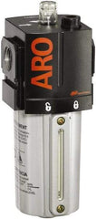 ARO/Ingersoll-Rand - 3/4" NPT, 250 Max psi Standard Modular Lubricator - Metal Bowl with Sight Glass, Aluminum Body, 222 CFM, 175°F Max Temp, 2.76" Long x 2.87" Wide x 7.165" High - Exact Tool & Supply