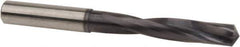 Accupro - 8.6mm 140° Solid Carbide Jobber Drill - TiAlN Finish, Right Hand Cut, Spiral Flute, Straight Shank, 105mm OAL, Special Type Point - Exact Tool & Supply