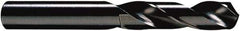 Hertel - 15/16" 118° Spiral Flute High Speed Steel Screw Machine Drill Bit - Oxide Finish, Right Hand Cut, 3-3/4" Flute Length, 5-3/4" OAL, Standard Point, Straight Shank - Exact Tool & Supply
