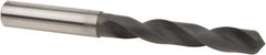 Accupro - 8mm 140° Solid Carbide Jobber Drill - Diamond Finish, Right Hand Cut, Spiral Flute, Straight Shank, 91mm OAL, Special Type Point - Exact Tool & Supply