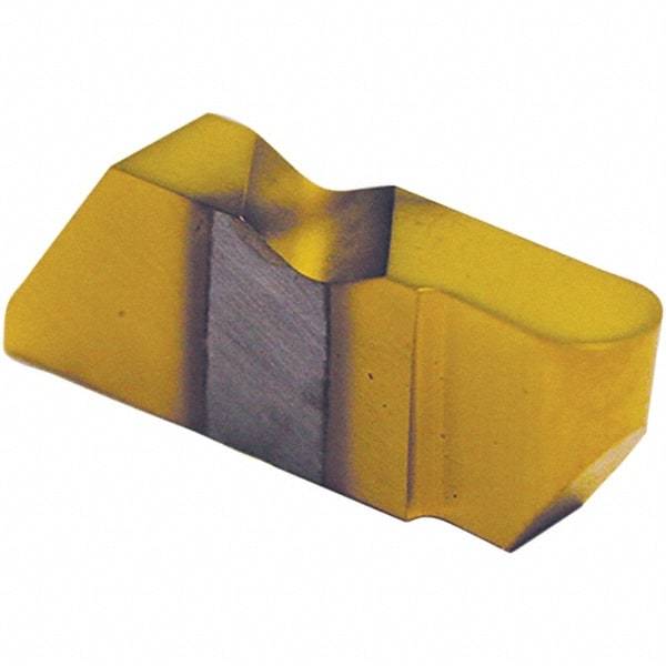 Tool-Flo - 4094FLRD Grade AC3R, 4.8mm Cutting Width Carbide Grooving Insert - 1/2" Max Depth of Cut, Left Hand, 3/32" Corner Radius, TiAlN Finish - Exact Tool & Supply
