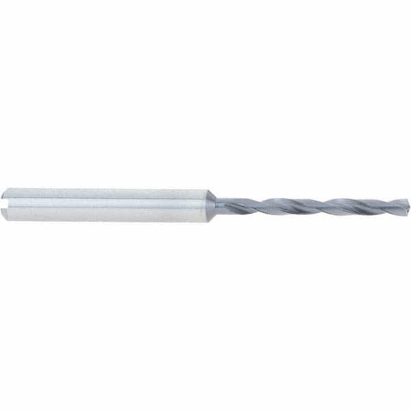 Accupro - 5mm 140° Spiral Flute Solid Carbide Taper Length Drill Bit - Exact Tool & Supply