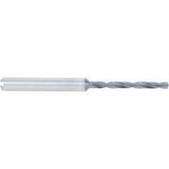 Accupro - 5mm 140° Spiral Flute Solid Carbide Taper Length Drill Bit - Exact Tool & Supply