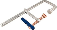 Wilton - 4-3/4" Deep Throat, 10" Max Capacity, Step Over Sliding Arm Clamp - 1,200 Lb Clamping Pressure - Exact Tool & Supply