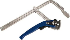 Wilton - 4" Deep Throat, 8" Max Capacity, Standard Sliding Arm Clamp - 770 Lb Clamping Pressure - Exact Tool & Supply