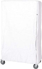Quantum Storage - 18" Wide, 63" High, Open Shelving Accessory/Component - Nylon, 48" Long, Use with Wire Shelving Units (WR Series) - Exact Tool & Supply