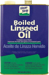 Klean-Strip - 4 Qt Metal Can Clear Wood Stain - Boiled Linseed Oil-Based, 0 g/L VOC Content - Exact Tool & Supply