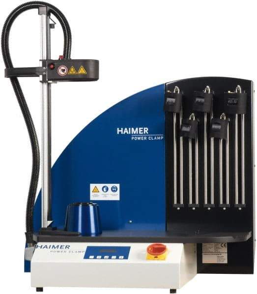 HAIMER - 1/8 to 1-1/4 Inch Shrinking Diameter Range with First Coil, Carbide and High Speed Steel Power Clamp - 1.77 Inch Wide, 22.4409 Inch High, 400 to 480 Volts - Exact Tool & Supply