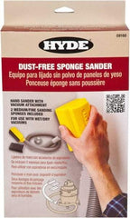 Hyde Tools - 3' Hose Length, Sanding Sponge - Use With Shop Vacs - Exact Tool & Supply