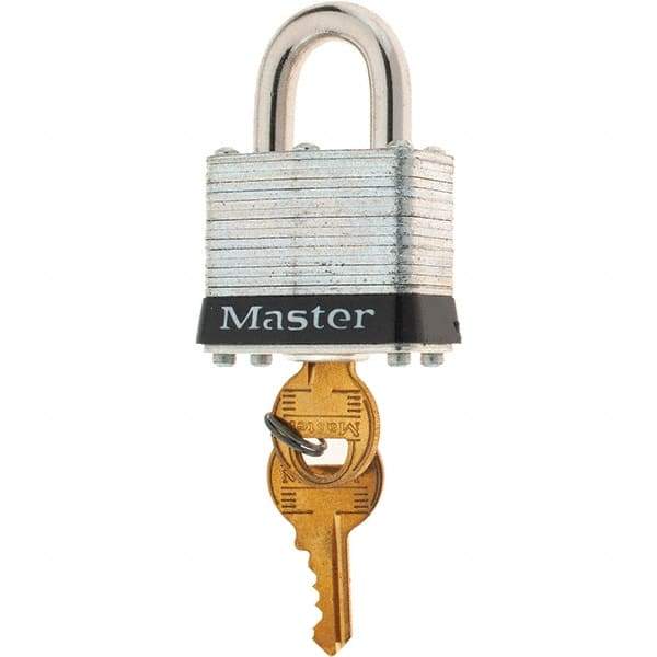 Master Lock - Padlocks Keyed: Keyed Alike Shackle Clearance: 3/4 (Inch) - Exact Tool & Supply