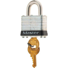 Master Lock - Padlocks Keyed: Keyed Alike Shackle Clearance: 3/4 (Inch) - Exact Tool & Supply