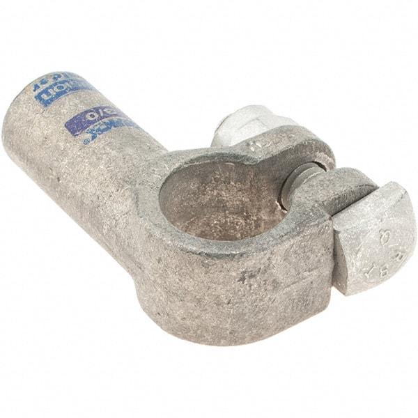 Made in USA - Automotive Battery 3/0 Left Elbow Terminal - Positive Polarity - Exact Tool & Supply