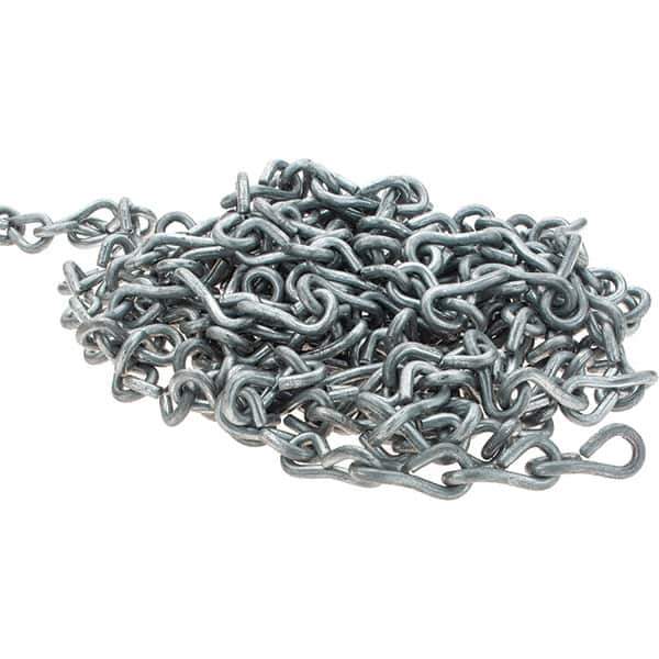 Peerless Chain - 0.162" Diam Single Jack Chain - 60 Lb Load Limit, #8 - Exact Tool & Supply