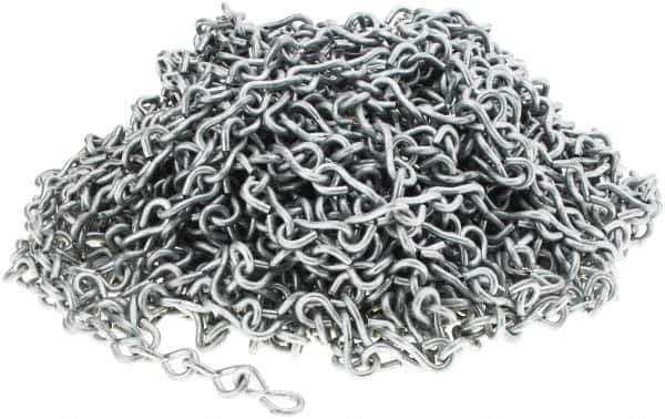 Peerless Chain - 0.135" Diam Single Jack Chain - 43 Lb Load Limit, #10 - Exact Tool & Supply