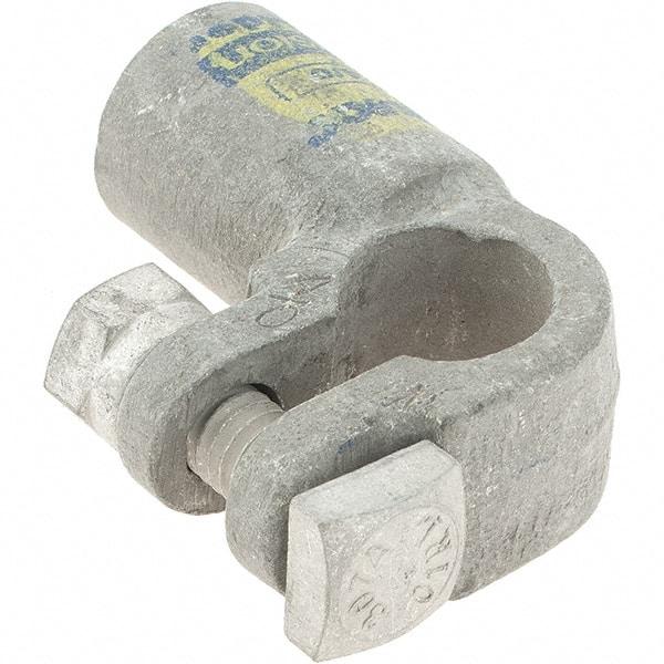 Made in USA - Automotive Battery 4/0 Right Elbow Terminal - Negative Polarity - Exact Tool & Supply
