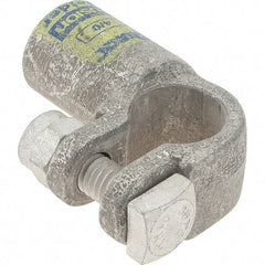 Made in USA - Automotive Battery 4/0 Right Elbow Terminal - Positive Polarity - Exact Tool & Supply