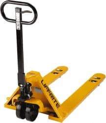 Lift-Rite - 5,000 Lb Capacity, 6-3/4" Lift Industrial Pallet Truck - 2" Min Lift Height, 48" Fork Length x 6" Fork Width, 27" Overall Width - Exact Tool & Supply
