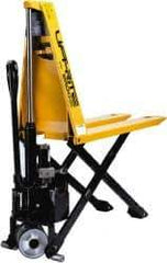 Lift-Rite - 3,000 Lb Capacity, 31-1/2" Lift Industrial Pallet Truck - 3-1/4" Min Lift Height, 48" Fork Length x 7" Fork Width, 20-1/2" Overall Width - Exact Tool & Supply