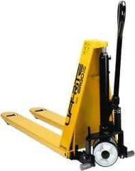 Lift-Rite - 3,000 Lb Capacity, 31-1/2" Lift Industrial Pallet Truck - 3-1/4" Min Lift Height, 48" Fork Length x 7" Fork Width, 27" Overall Width - Exact Tool & Supply