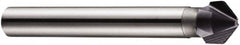 DORMER - 10mm Shank Diam, 3 Flute 90° High Speed Steel Countersink - Exact Tool & Supply