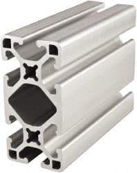 80/20 Inc. - 72 Inches Long x 1-1/2 Inches Wide x 3 Inches High, T Slotted Aluminum Extrusion - 1.695 Square Inches, Clear Anodized Finish - Exact Tool & Supply