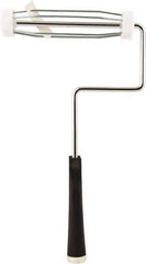 Wooster Brush - 4" Wide x 12-1/2" Long Roller Frame - Metal Frame, Plastic Handle - Exact Tool & Supply