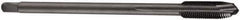 DORMER - M30x1.50 Metric Fine, 4 Flute, Oxide Finish, Cobalt Spiral Point Tap - Plug Chamfer, Right Hand Thread, 150mm OAL, 28mm Thread Length, 22mm Shank Diam, 6H Class of Fit, Series EP11 - Exact Tool & Supply
