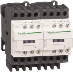 Schneider Electric - 4 Pole, 24 Coil VAC at 50/60 Hz, 25 Amp at 440 VAC, Reversible IEC Contactor - Bureau Veritas, CCC, CSA, CSA C22.2 No. 14, DNV, EN/IEC 60947-4-1, EN/IEC 60947-5-1, GL, GOST, LROS, RINA, RoHS Compliant, UL 508, UL Listed - Exact Tool & Supply