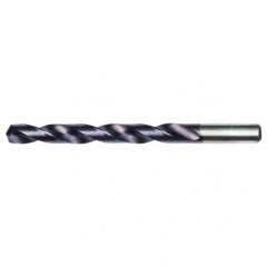 #14 RHS / RHC HSS-CO 8% (M42) 135 Degree Split Point Heavy Duty Cobalt Drill - TiAlN - Exact Tool & Supply