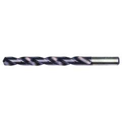 1/4-E RHS / RHC HSS-CO 8% (M42) 135 Degree Split Point Heavy Duty Cobalt Drill - TiAlN - Exact Tool & Supply