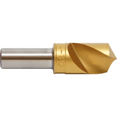 1/2 HSS Uniflute Csink,100 Deg,TiN Coated Alternate Manufacture # 61117 - Exact Tool & Supply