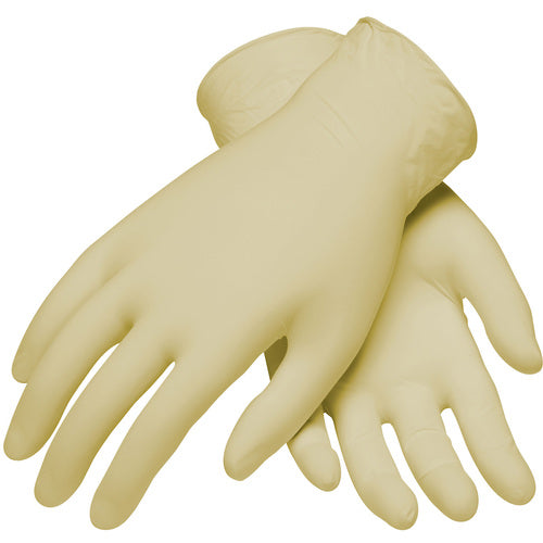 ‎100-322400/S CE Single Use Gloves - Latex - Finger Textured - 7 mil - Class 100 - 9 1/2 Inch - PF - Exact Tool & Supply