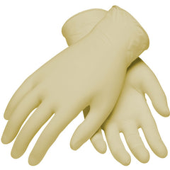 ‎100-322400/M CE Single Use Gloves - Latex - Finger Textured - 7 mil - Class 100 - 9 1/2 Inch - PF - Exact Tool & Supply