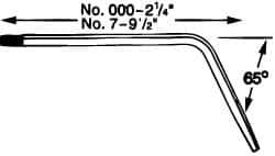Victor - Series Elbow Torch Tip - Tip Number 1-ET, Oxygen Acetylene, For Use with 2-UM - Exact Tool & Supply
