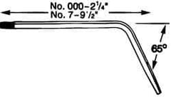 Victor - Series Elbow Torch Tip - Tip Number 1-ET, Oxygen Acetylene, For Use with 2-UM - Exact Tool & Supply