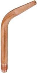 Victor - Series Elbow Torch Tip - Tip Number 00-ET, Oxygen Acetylene, For Use with 2-UM - Exact Tool & Supply