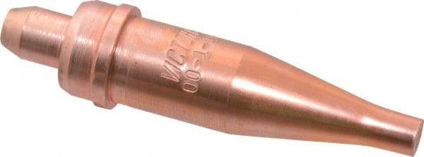 Victor - 1/8 to 1/4 Inch Cutting Torch Tip - Tip Number 00-1-101, For Use with Victor Torches - Exact Tool & Supply