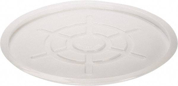 Vestil - Round Polyethylene Closed Head Drum Cover for 55 Gallon Container - 25" Wide - Exact Tool & Supply