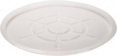 Vestil - Round Polyethylene Closed Head Drum Cover for 55 Gallon Container - 25" Wide - Exact Tool & Supply