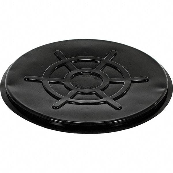 Vestil - Round Polyethylene Closed Head Drum Cover for 55 Gallon Container - 25" Wide - Exact Tool & Supply