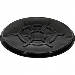 Vestil - Round Polyethylene Closed Head Drum Cover for 55 Gallon Container - 25" Wide - Exact Tool & Supply