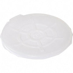 Vestil - Round Polyethylene Open Head Drum Cover for 55 Gallon Container - 25" Wide - Exact Tool & Supply