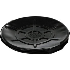 Vestil - Round Polyethylene Open Head Drum Cover for 55 Gallon Container - 25" Wide - Exact Tool & Supply