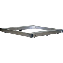 Vestil - 6,000 Lb Capacity Aluminum Pallet Dolly - 48" Long x 36" Wide x 4-1/4" High, 3" Wheels - Exact Tool & Supply