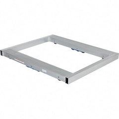 Vestil - 8,000 Lb Capacity Aluminum Pallet Dolly - 48" Long x 40" Wide x 4-1/4" High, 3" Wheels - Exact Tool & Supply