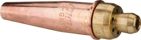Victor - 1/2 to 3/4 Inch Cutting Torch Tip - Tip Number 1-GPN, For Use with Victor Torches - Exact Tool & Supply