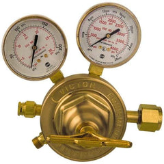 Victor - 580 CGA Inlet Connection, 200 Max psi, Inert gas Welding Regulator - Right Hand Rotation - Exact Tool & Supply