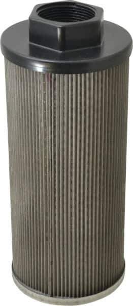 Flow Ezy Filters - 100 Mesh, 189 LPM, 50 GPM, 4.2" Diam, Female Suction Strainer without Bypass - 1-1/2 Port NPT, 9.8" Long - Exact Tool & Supply
