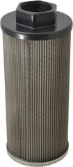 Flow Ezy Filters - 100 Mesh, 189 LPM, 50 GPM, 4.2" Diam, Female Suction Strainer without Bypass - 1-1/2 Port NPT, 9.8" Long - Exact Tool & Supply