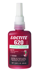 620 Retaining Compound; Slip Fit; High Strength; High Temperatures -50 ml - Exact Tool & Supply
